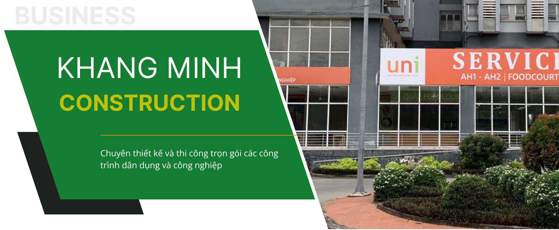 Orange Black Dynamic Building Construction Presentation - 1